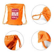 Drawstring Backpack - Don't Feed The Goalie