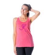 Girls Lacrosse Women's Everyday Tank Top - Neon Lax Girl