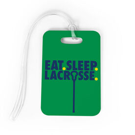 Girls Lacrosse Bag/Luggage Tag - Eat Sleep Lacrosse