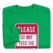 Crewneck Sweatshirt - Don’t Feed The Goalie