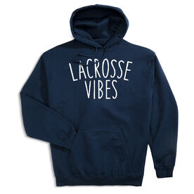 Girls Lacrosse Hooded Sweatshirt - Lacrosse Vibes