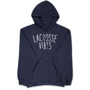 Girls Lacrosse Hooded Sweatshirt - Lacrosse Vibes