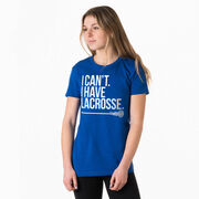 Girls Lacrosse Women's Everyday Tee - I Can't. I Have Lacrosse