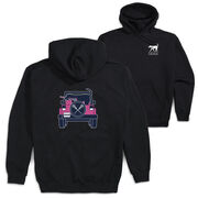 Girls Lacrosse Hooded Sweatshirt - Lax Cruiser (Back Design)