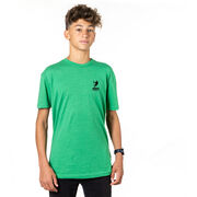 Lacrosse Short Sleeve T-Shirt - Lax Pizza (Back Design)