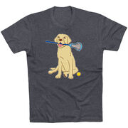 Girls Lacrosse Short Sleeve T-Shirt - Chase The Lax Dog