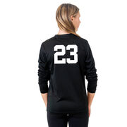 Girls Lacrosse Long Sleeve Performance Tee - Crossed Girls Sticks