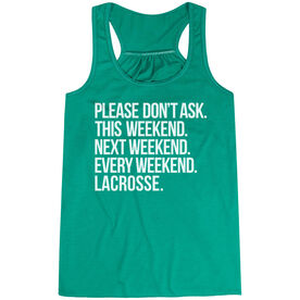 Lacrosse Flowy Racerback Tank Top - All Weekend Lacrosse