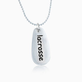 SportWORD Lacrosse Necklace