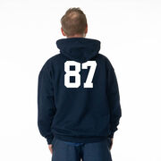 Guys Lacrosse Hooded Sweatshirt - Lacrosse Dad Sticks