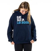 Lacrosse Hooded Sweatshirt - Eat. Sleep. Lacrosse.