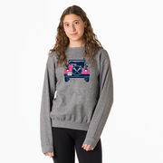 Girls Lacrosse Crewneck Sweatshirt - Lax Cruiser