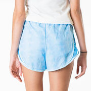 Girls Lacrosse Shorts - Blue Sky