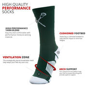 Lacrosse Woven Mid-Calf Socks - Just Lax