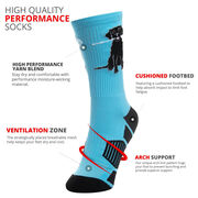 Lacrosse Woven Mid-Calf Socks - Lacrosse Dog