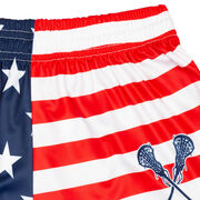 USA Flag Lacrosse Shorts