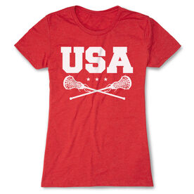 Girls Lacrosse Women's Everyday Tee - USA Girls Lacrosse