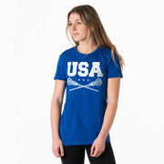 Girls Lacrosse Women's Everyday Tee - USA Girls Lacrosse