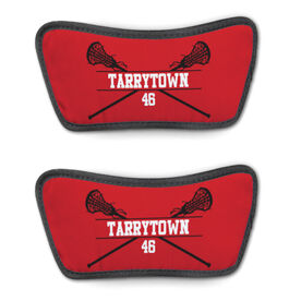 Girls Lacrosse Repwell&reg; Sandal Straps - Personalized Crossed Sticks
