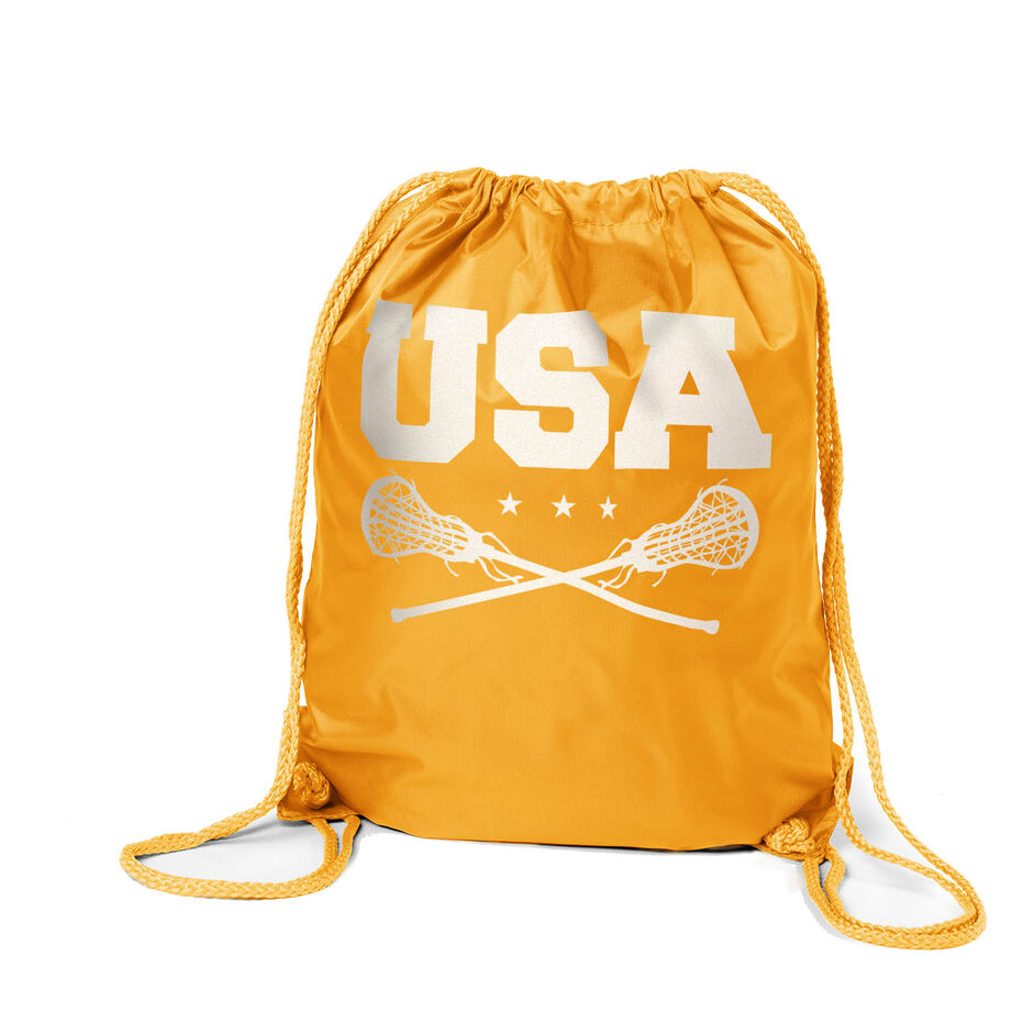 Girls Lacrosse Drawstring Backpack - USA Girls Lacrosse