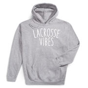 Girls Lacrosse Hooded Sweatshirt - Lacrosse Vibes