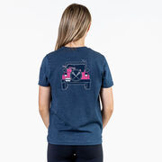 Girls Lacrosse Short Sleeve T-Shirt - Lax Cruiser (Back Design)