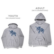 Girls Lacrosse Hooded Sweatshirt - Lax Elephant