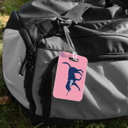 Girls Lacrosse Bag/Luggage Tag - LuLa the Lax Dog