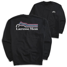 Lacrosse Crewneck Sweatshirt - Lacrosse Mom Sticks (Back Design)