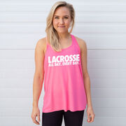Lacrosse Flowy Racerback Tank Top - All Day Every Day