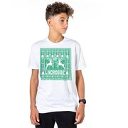 Lacrosse Short Sleeve Tee - Lacrosse Christmas Knit