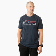 Guys Lacrosse T-Shirt Short Sleeve - Lacrosse Dad Sticks