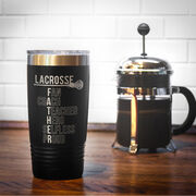 Girls Lacrosse 20 oz. Double Insulated Tumbler - Girls Lacrosse Father Words