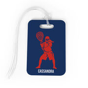 Girls Lacrosse Bag/Luggage Tag - Personalized Goalie