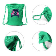 Girls Lacrosse Drawstring Backpack - Lax Cruiser