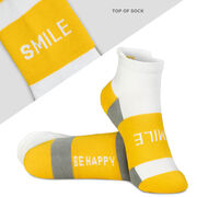 Socrates&reg; Woven Performance Socks Smile (Yellow)