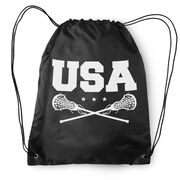 Girls Lacrosse Drawstring Backpack - USA Girls Lacrosse