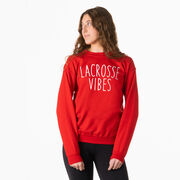 Girls Lacrosse Crewneck Sweatshirt - Lacrosse Vibes