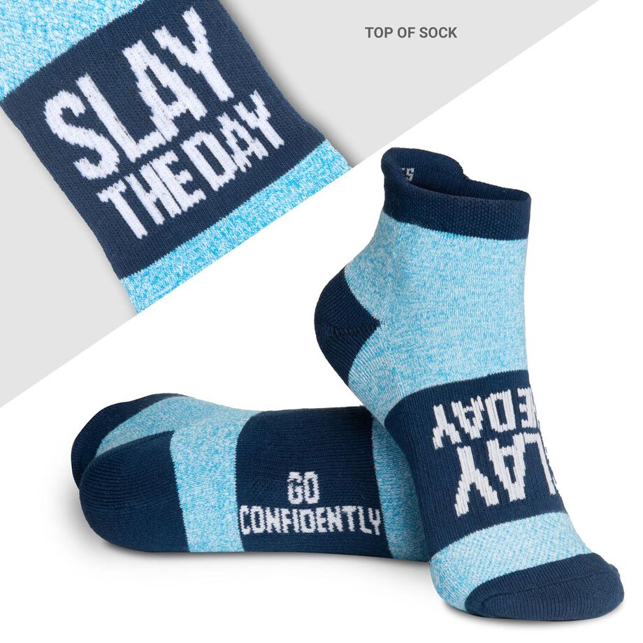 Socrates® Woven Performance Sock - Slay the Day