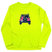 Girls Lacrosse Long Sleeve Performance Tee - Lax Cruiser