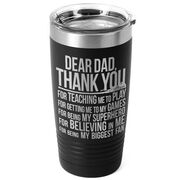 Girls Lacrosse 20 oz. Double Insulated Tumbler - Dear Dad