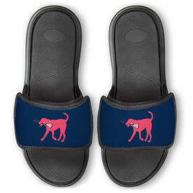 Girls Lacrosse Repwell&reg; Slide Sandals - Lula the Lax Dog