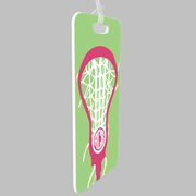 Girls Lacrosse Bag/Luggage Tag - Monogrammed Lax is Life