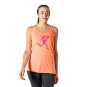 Girls Lacrosse Women's Everyday Tank Top - Neon Lax Girl