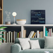 Motivational Canvas Wall Art - Courage To Start