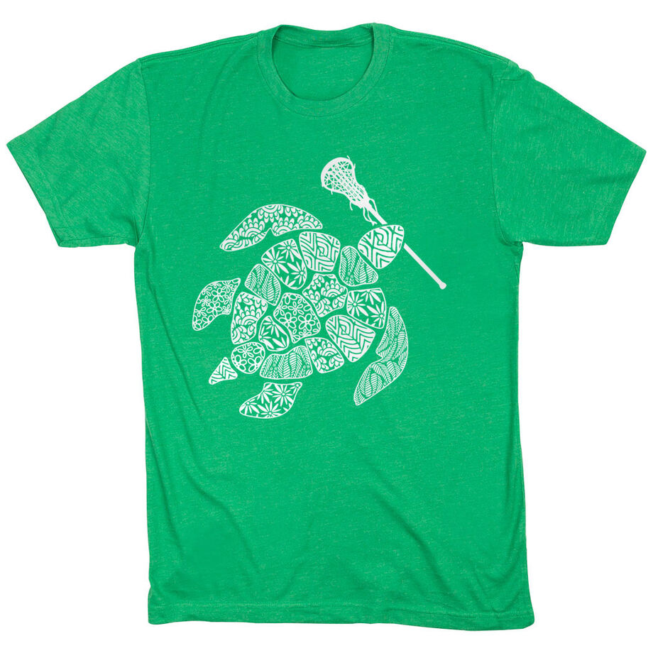 Girls Lacrosse Short Sleeve T-Shirt - Lax Turtle