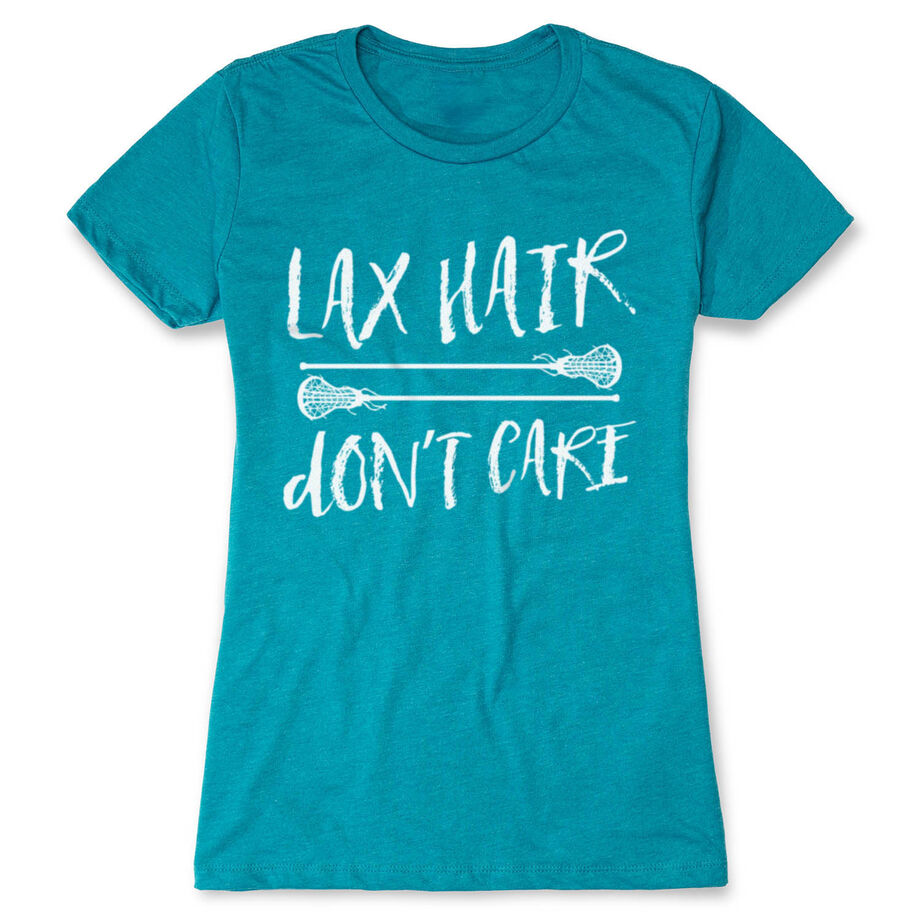 Girls Lacrosse Women's Everyday Tee - Lax Hair Don't Care
