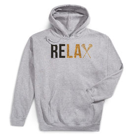 Girls Lacrosse Hooded Sweatshirt - Relax