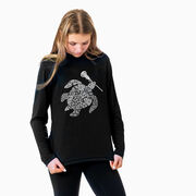 Girls Lacrosse Long Sleeve Performance Tee - Lax Turtle