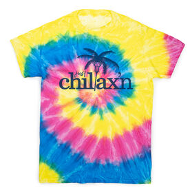 Lacrosse Short Sleeve T-Shirt - Just Chillax'n Tie Dye